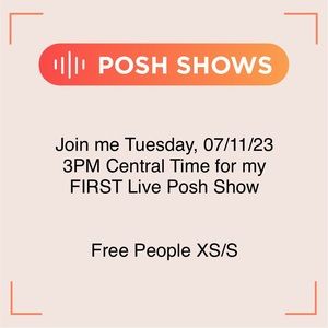 Come Join Me For My First Posh Show !!